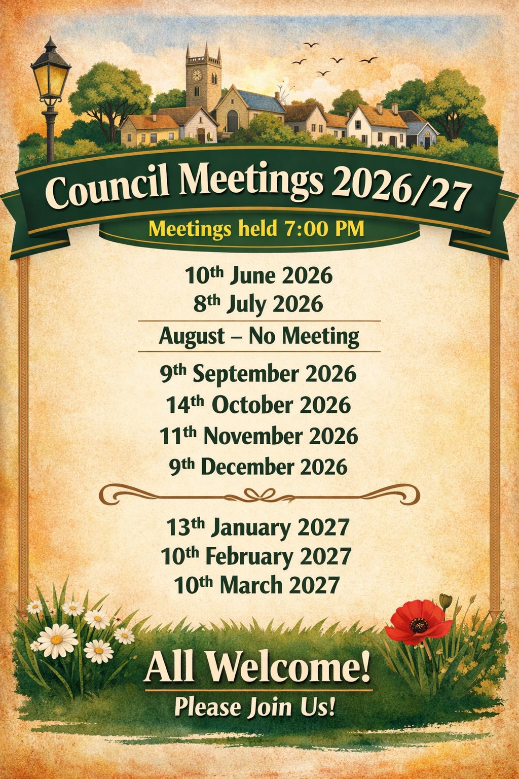 Next Parish Council Meeting