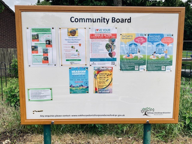 New Notice Boards
